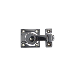 Verrou fléau targette avec gâche plate 221 chromé - BEZAULT ASSA ABLOY