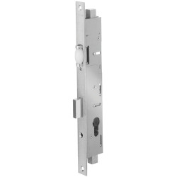 Serrure à encastrer 3 points à rouleau clé i série 2274 têtière plate 22 mm - STREMLER