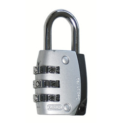 Cadenas à code 3 molettes 155 - ABUS