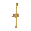 Serrure applique 3 points horizontale à tirage profil rond A2P*** CAVITH Évolution - ISEO