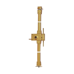 Serrure applique 3 points horizontale à tirage profil rond A2P*** CAVITH Évolution - ISEO