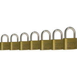 Cadenas à clé laiton CITY varié - ISEO