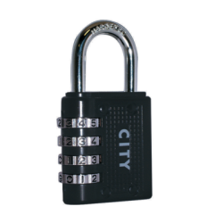Cadenas à code 44/40 noir - ISEO