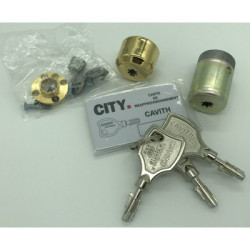 Jeu de cylindres ronds pour serrure emboutie CAVITH A2P** - ISEO