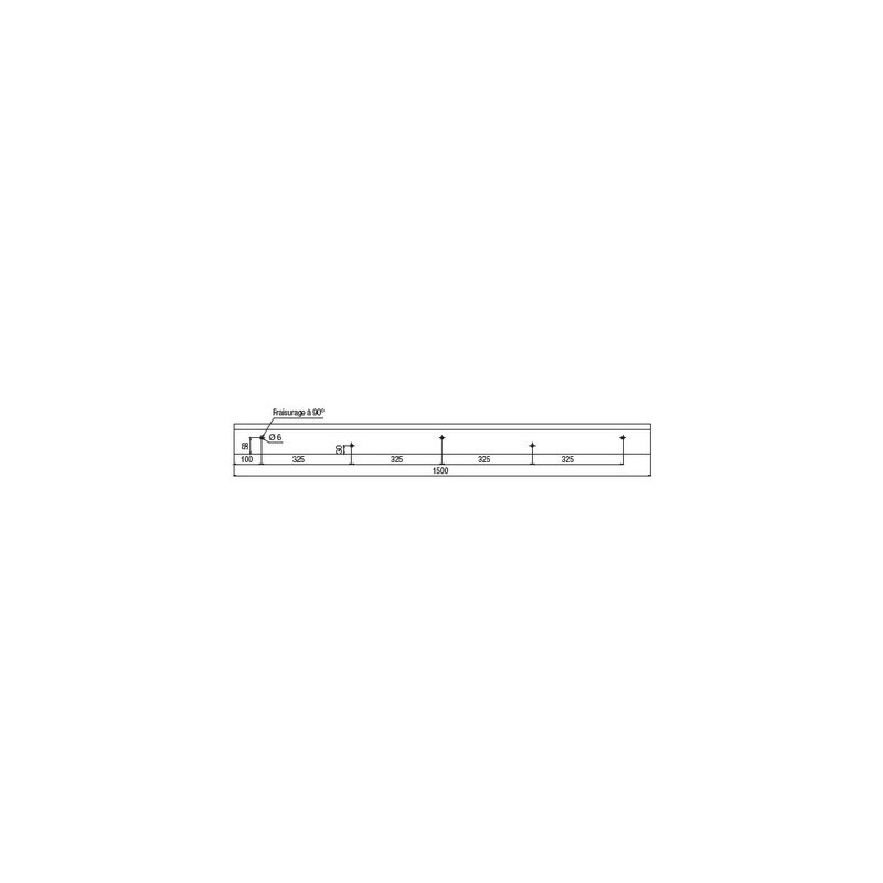 Barre de seuil anti pince marron - COGEFERM