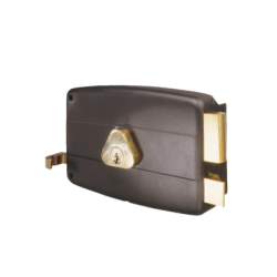 Serrure applique monopoint horizontale à tirage CISA cylindre 45 mm varié - NORMBAU