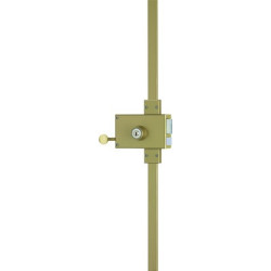 Serrure applique 3 points horizontale à tirage profil rond KESO 8000 OMEGA - JPM