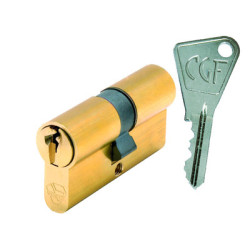 Cylindre européen double entrée V5 CGF varié laiton - VACHETTE ASSA ABLOY