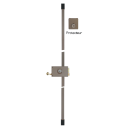 Serrure applique 3 points horizontale à tirage profil rond A2P MULTILOCK - VACHETTE ASSA ABLOY