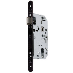 Serrure à encastrer monopoint axe 50 bec de cane d'urgence D4522 bouts ronds - VACHETTE ASSA ABLOY