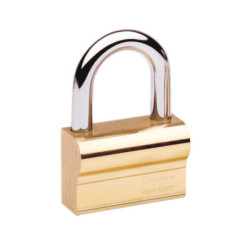 Cadenas à clé ULYSSE laiton - VACHETE ASSA ABLOY