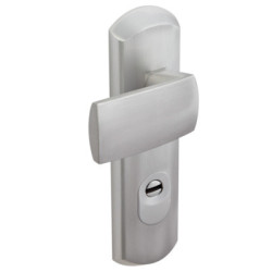 Ensemble sur plaque blindé EA170 JULIA à tirage argent - VACHETTE ASSA ABLOY