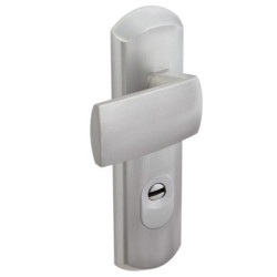 Ensemble sur plaque blindé EA170 LAURA à tirage argent - VACHETTE ASSA ABLOY