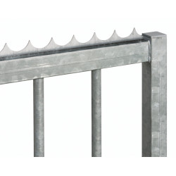 Lisse défensive 2 mètres à souder - LOCINOX