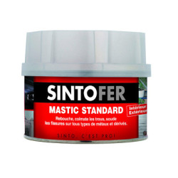 Mastic de rebouchage métaux blanc SINTOFER - SINTO