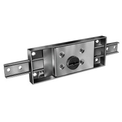 Coffre de serrure multipoint horizontale profil rond rideau métallique 8601 - PREFER