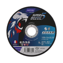 Disque à tronçonner métal diamètre 400 mm SUPER BLEUE 5 - NORTON