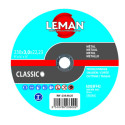Disque à tronçonner métal diamètre 230 mm - LEMAN