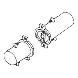 Jeu de cylindres ronds double entrée pour FORTISSIME 2D ancien modèle A2P*** - FICHET