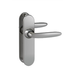 Ensemble sur plaque EA165 JAZZ chromé - BEZAULT ASSA ABLOY