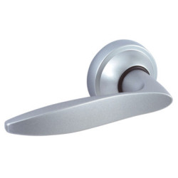 Ensemble sur rosace TWIST chromé velours - BEZAULT ASSA ABLOY