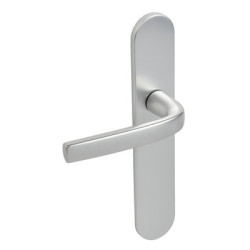 Ensemble sur plaque EA195 LOGIO argent - BEZAULT ASSA ABLOY