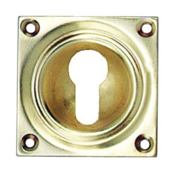Plaque de propreté cuvette profil européen laiton clé i - DEVISMES