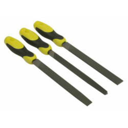 Jeu de 3 limes demi-douces - STANLEY