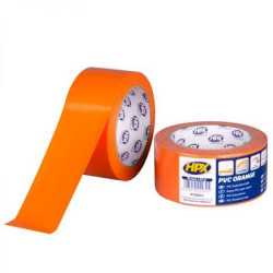 Ruban adhésif PVC orange Premium 50mm x 33 mètres - HPX