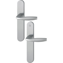 Ensemble sur plaque EA195 SAN DIEGO argent - HOPPE