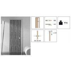 Kit ferrure complète (Rail et Garniture) 40 et 80 Kg 0400 - KOBLENZ