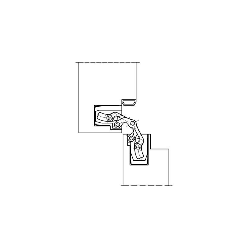 Paumelle invisible TECTUS TE240 3D - SIMONSWERK