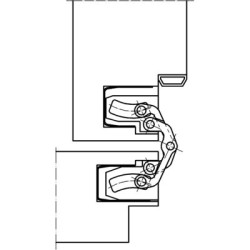Paumelle invisible TECTUS TE240 3D - SIMONSWERK