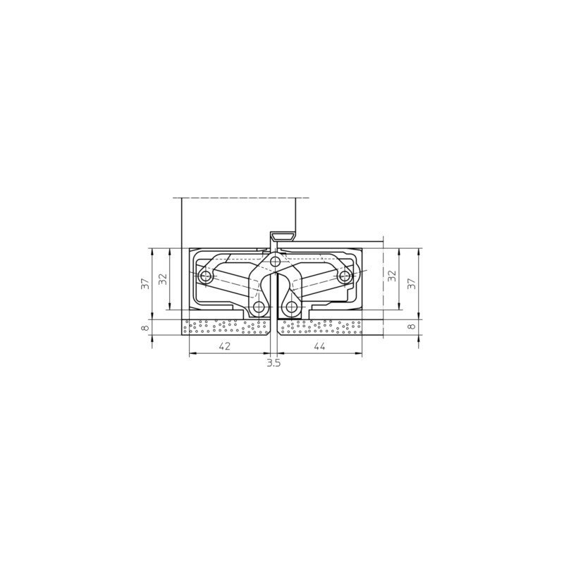 Paumelle invisible TECTUS TE640 3D A8 - SIMONSWERK