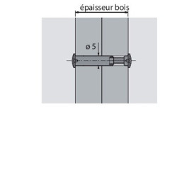 Vis d'assemblage VHS 32 / Système 32 - HETTICH