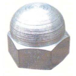 Ecrou hexagonal borgne zingué blanc - VISWOOD