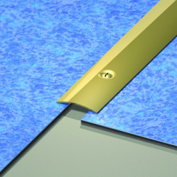 Barre de seuil à visser extra plate 930 mm  laiton poli - DINAC