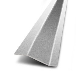 Barre de seuil 2700 mm adhésive 2 niveaux inox brossé - DINAC
