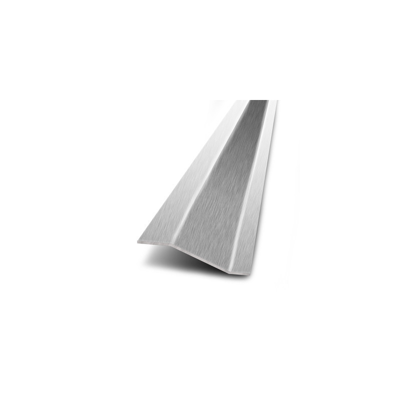 Barre de seuil 2700 mm adhésive 2 niveaux inox brossé - DINAC