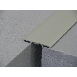 Couvre-joint de sol adhésif 3 mètres aluminium anodisé - DINAC