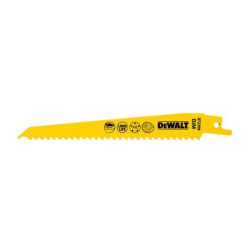 Lot de 5 lames de scie sabre multifonction 152 mm - DEWALT