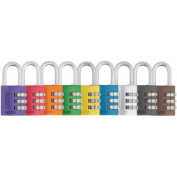 Cadenas à code 3 chiffres aluminium - ABUS