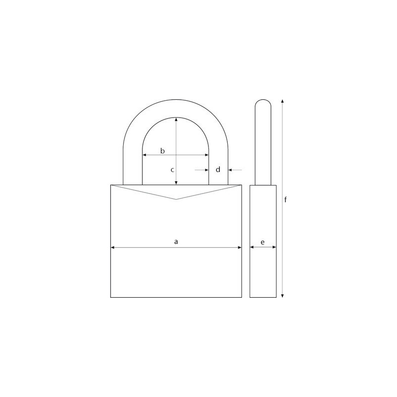 Cadenas à code 3 chiffres aluminium - ABUS