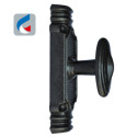 Crémone rustique fonctionnelle bouton N°6 - FONDERIE ROLLINGER