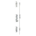 Serrure à encastrer 5 points pênes crochet + pêne cylindrique EA92 - CVL