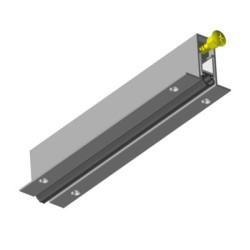 Plinthe automatique aluminium OMEGA PAJ100 - JUNG