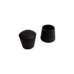Embout plastique enveloppant rond noir - GUITEL HERVIEU