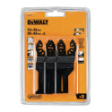 Lot de 3 lames plongeante pour outil multifonction - DEWALT