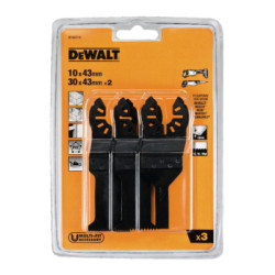 Lot de 3 lames plongeante pour outil multifonction - DEWALT