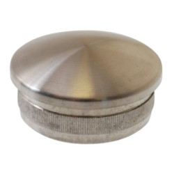 Bouchon bombé inox à coller Ø42,4 mm - CROSO